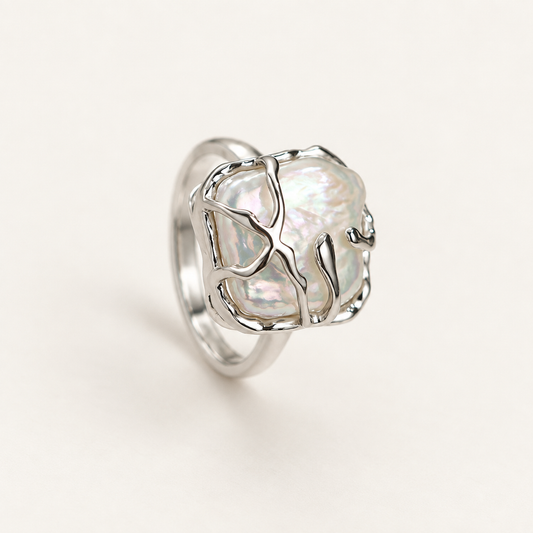 Aurea Baroque Pearl Ring