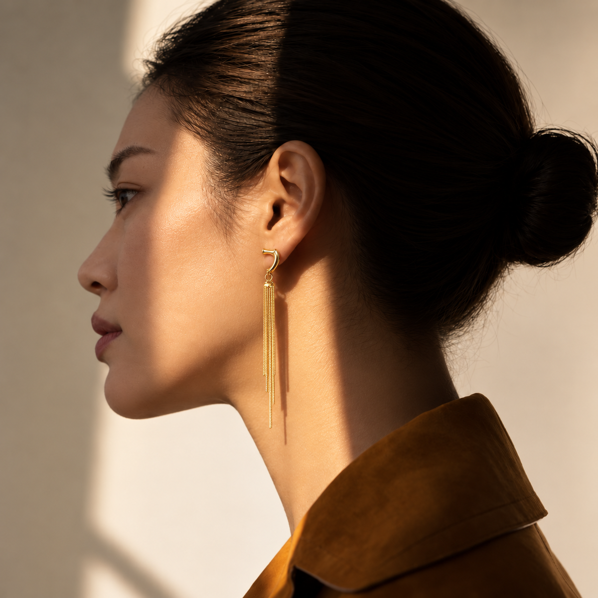Aurelia Sculptural Tassel Earrings
