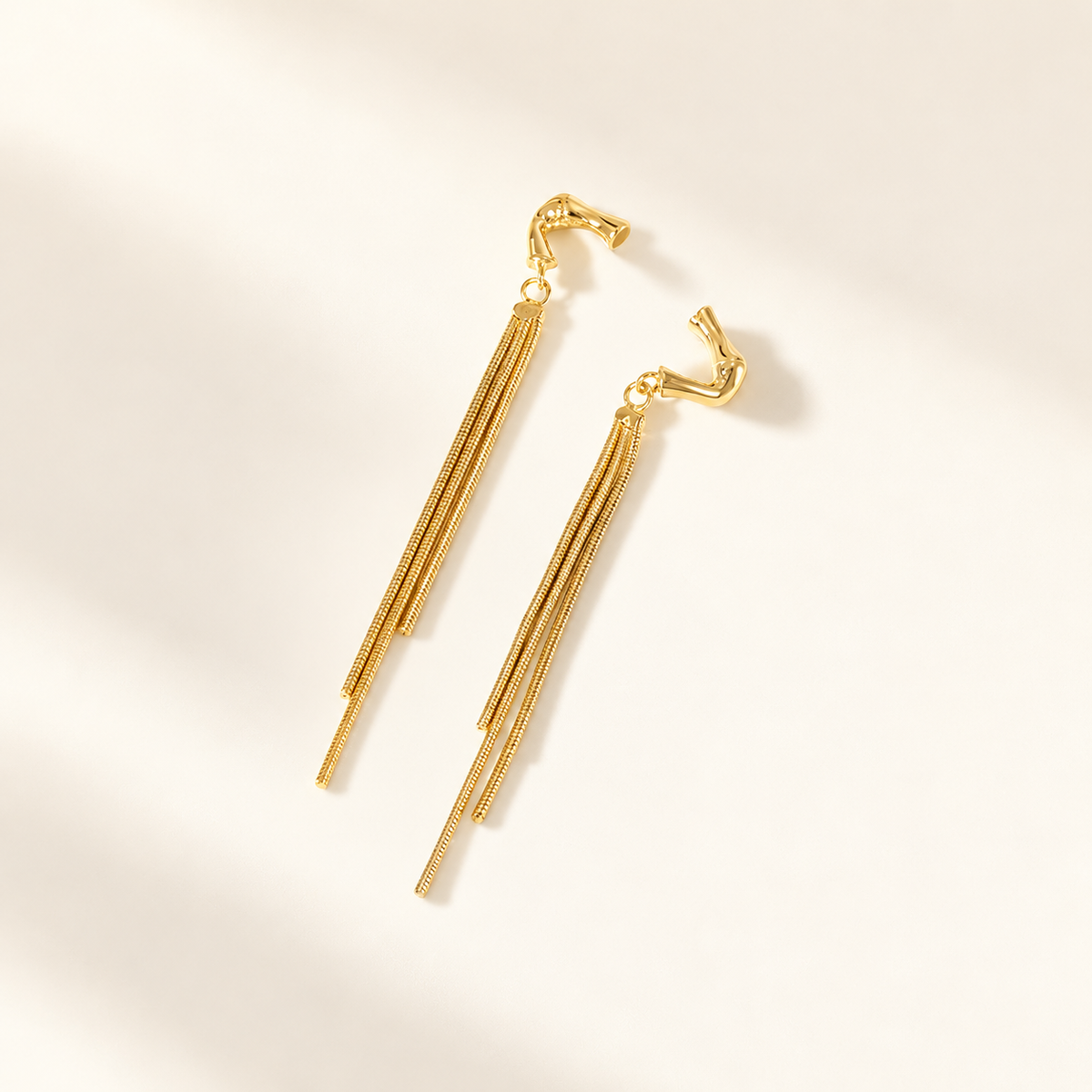 Aurelia Sculptural Tassel Earrings
