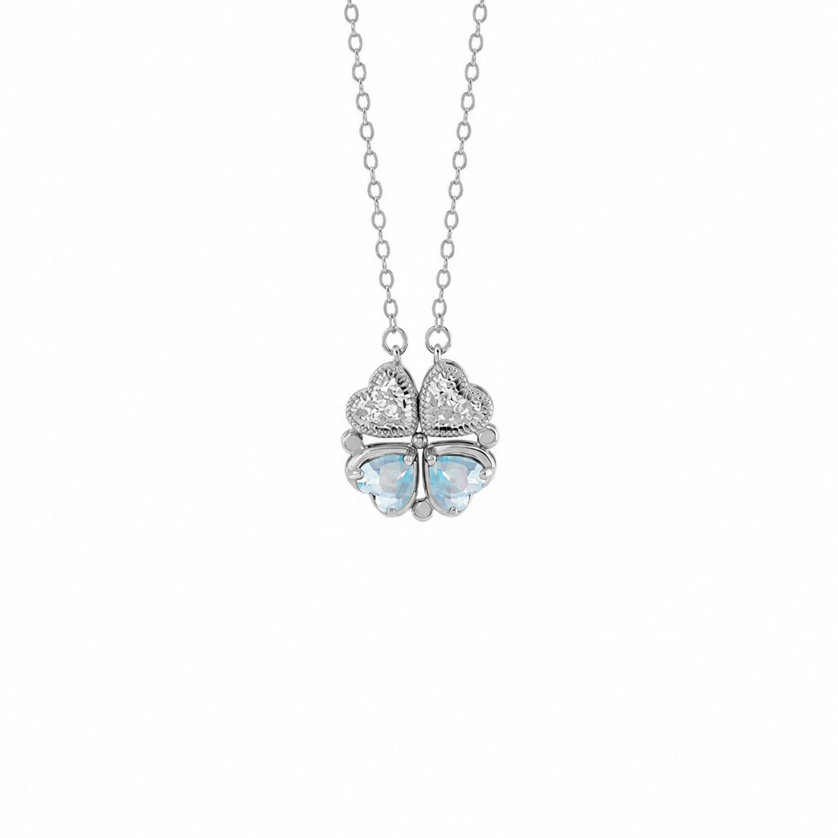Kin Clover 2-in-1 Magnetic Gemstone Necklace